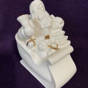 Lenox Santa in his Sleigh